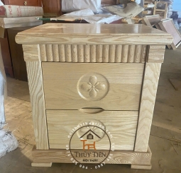 Tủ đầu giường gỗ xoan đào- TDGGXD 001 Tủ đầu giường gỗ xoan đào- TDGGXD 001