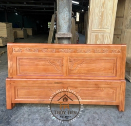 Giường ngủ gỗ thông
