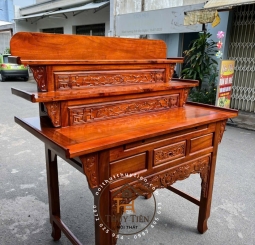 Bàn thờ 3 tầng gỗ tràm rừng