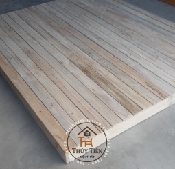 Giường pallet gỗ Quế