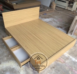 Giường ngủ mdf nhiều mẫu kiểu hộp