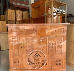 Mẫu tủ dép cao 1,2m 4 cánh màu