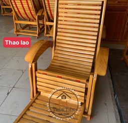 Ghế lười ghế thư giãn gỗ thao lao