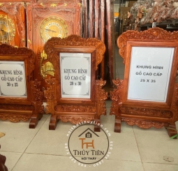 Khung hình thờ gỗ Hương- KHTGH 001