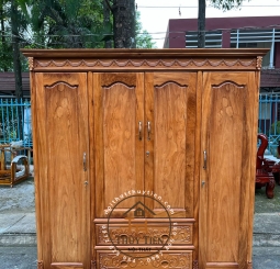 Tủ quần áo gỗ đỏ