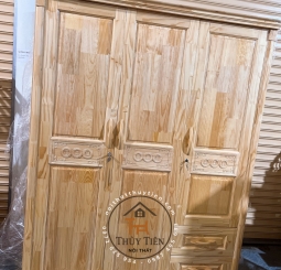 Tủ quần áo gỗ thông - TQAGT 007