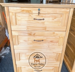 Tủ quần áo trẻ em gỗ thông- TQAGT 002