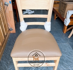 Ghế gỗ cabin mặt nệm Ghế gỗ cabin mặt nệm