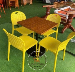 Bàn trà nhựa chân sắt Bàn trà nhựa chân sắt