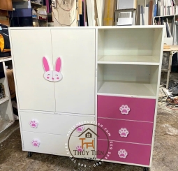 Tủ Nhựa Đài Loan Mẫu Mới Cho Bé Trai Bé Gái