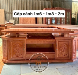 Mẫu Cốp tivi gỗ cao su
