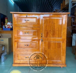 ​ Tủ quần áo trẻ em gỗ cao su 