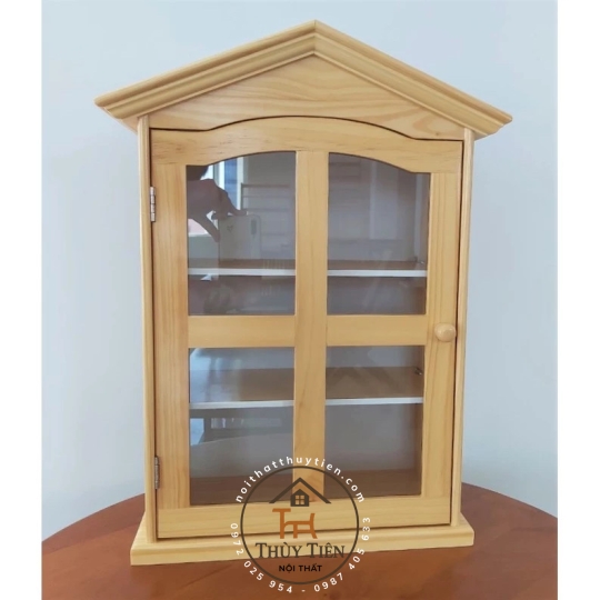 Tủ thuốc gỗ thông mã 04