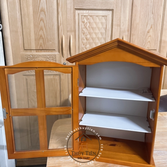 Tủ thuốc gỗ thông mã 04