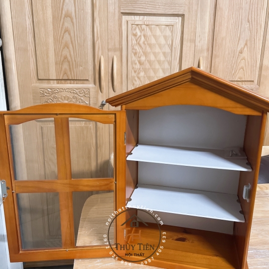 Tủ thuốc gỗ thông mã 04