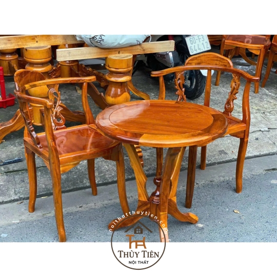 Bộ bàn trà gỗ tràm - BBTGT 003