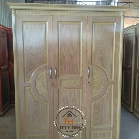 Tủ quần  gỗ sồi phủ nhiều kích thước 