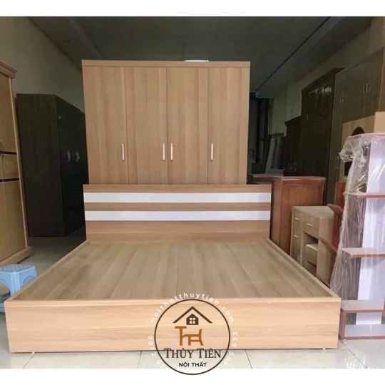 Giường ngủ gỗ mdf