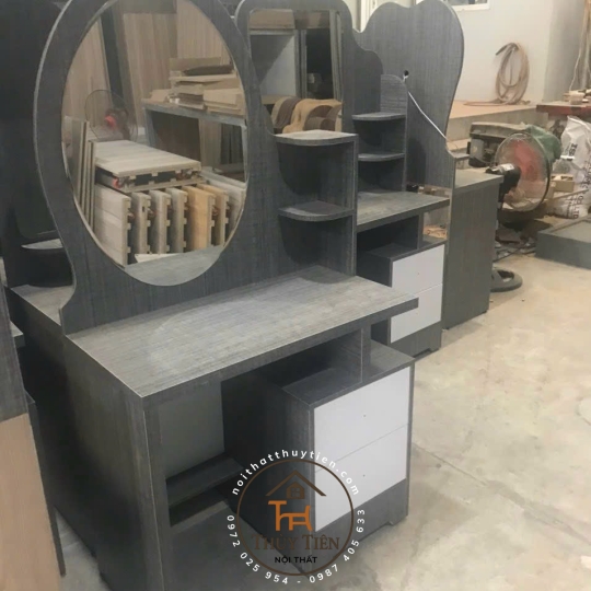 Bàn trang điểm mdf nhiều mẫu 