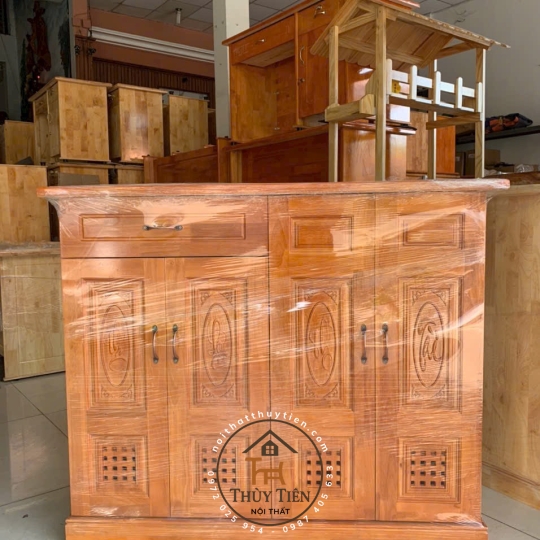 Mẫu tủ dép cao 1,2m 4 cánh màu