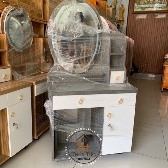 Bàn trang điểm mdf nhiều mẫu 
