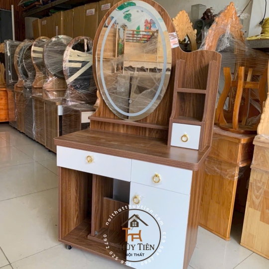Bàn trang điểm mdf nhiều mẫu 