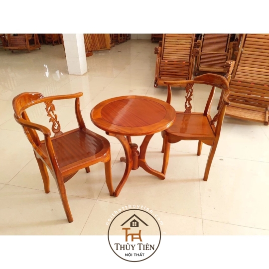 Bộ bàn trà gỗ tràm - BBTGT 003