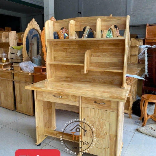 Bàn học sinh gỗ thông nhiều kích thước