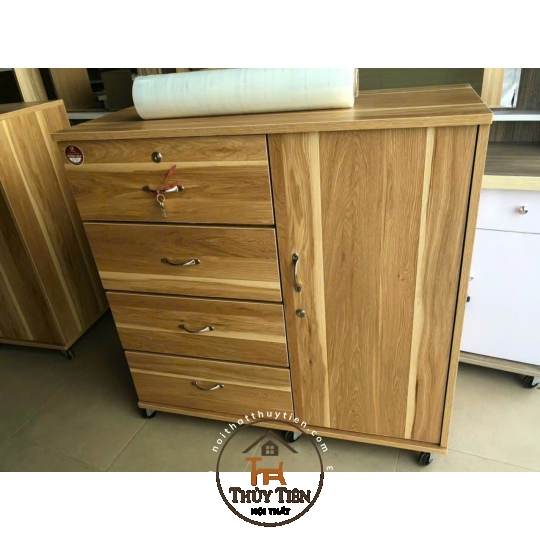 Tủ quần áo trẻ em gỗ MDF- 002