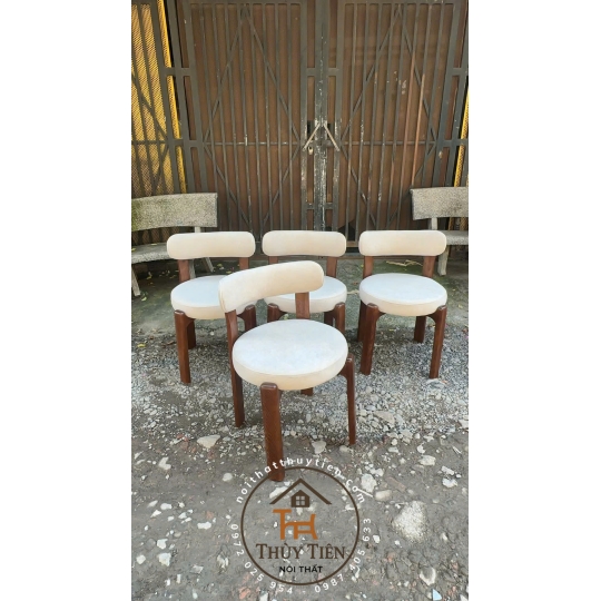 Ghế tựa ăn cơm Granite gỗ kiểu Pháp, đẳng cấp sang trọng, phong cách tối giản nhẹ nhàng gỗ ash cao cấp