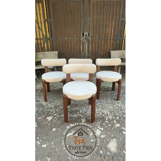 Ghế tựa ăn cơm Granite gỗ kiểu Pháp, đẳng cấp sang trọng, phong cách tối giản nhẹ nhàng gỗ ash cao cấp