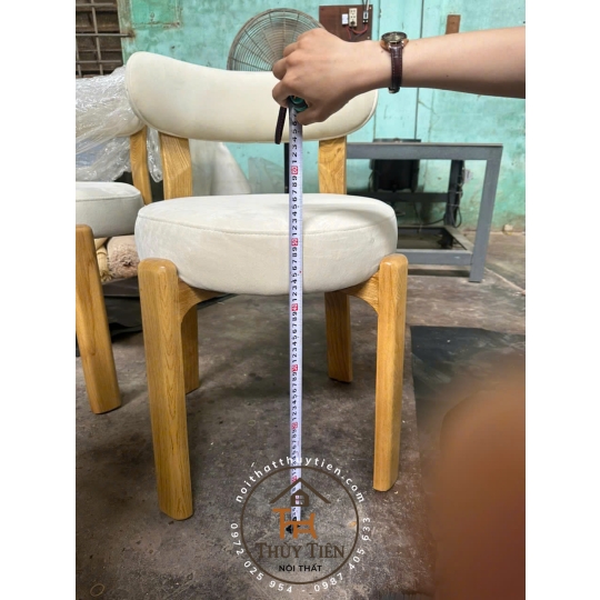 Ghế tựa ăn cơm Granite gỗ kiểu Pháp, đẳng cấp sang trọng, phong cách tối giản nhẹ nhàng gỗ ash cao cấp