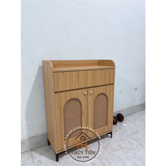 Mẫu tủ dép gỗ công nghiệp mdf cánh mây đủ kích thước