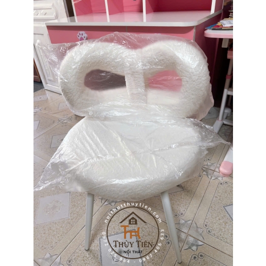 Ghế trang điểm makeup mẫu mới, Ghế  decor ghế nail cao cấp hàng nhập khẩu