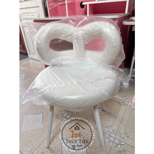 Ghế trang điểm makeup mẫu mới, Ghế  decor ghế nail cao cấp hàng nhập khẩu