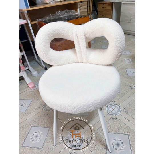 Ghế trang điểm makeup mẫu mới, Ghế  decor ghế nail cao cấp hàng nhập khẩu