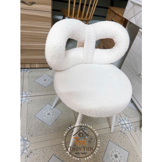 Ghế trang điểm makeup mẫu mới, Ghế  decor ghế nail cao cấp hàng nhập khẩu