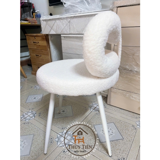 Ghế trang điểm makeup mẫu mới, Ghế  decor ghế nail cao cấp hàng nhập khẩu