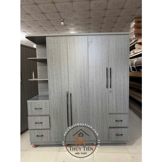 Tủ quần áo MDF lõi xanh e làm theo yêu cầu khách