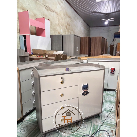 Tủ quần áo trẻ em gỗ MDf- 003