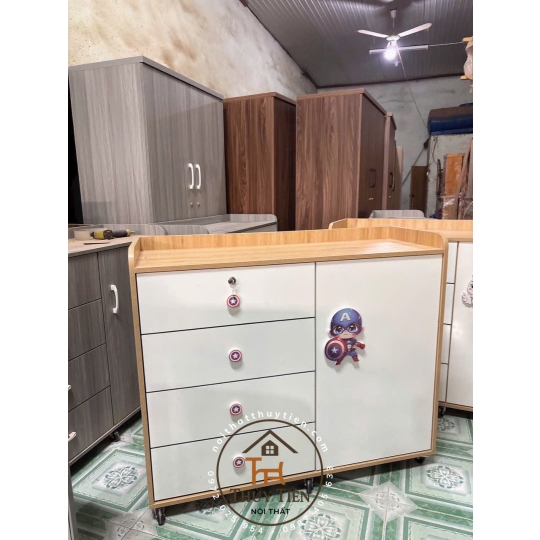 Tủ quần áo trẻ em gỗ MDf- 003