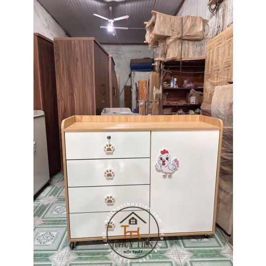 Tủ quần áo trẻ em gỗ MDf- 003