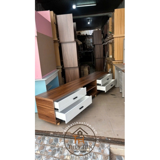 Kệ tivi khách đặt em làm theo yêu cầu khách