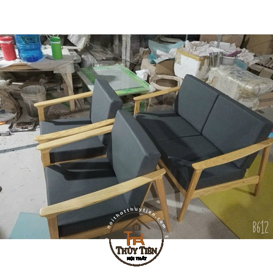 Bộ Sofa gỗ thông