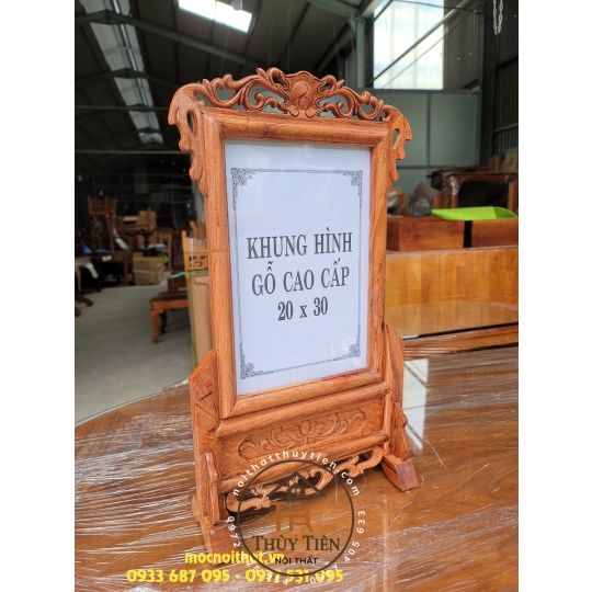 Khung Hình Thờ Gỗ Hương- KHTGH 002