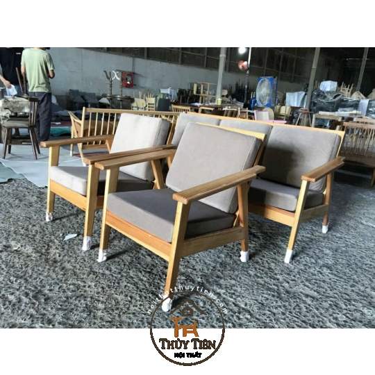 Bộ Sofa gỗ thông