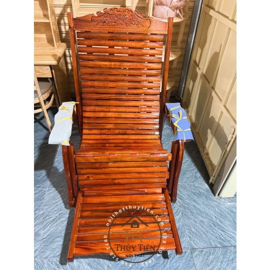 Ghế dây ghế lười ghế thư giãn gỗ tràm loại 4 dây
