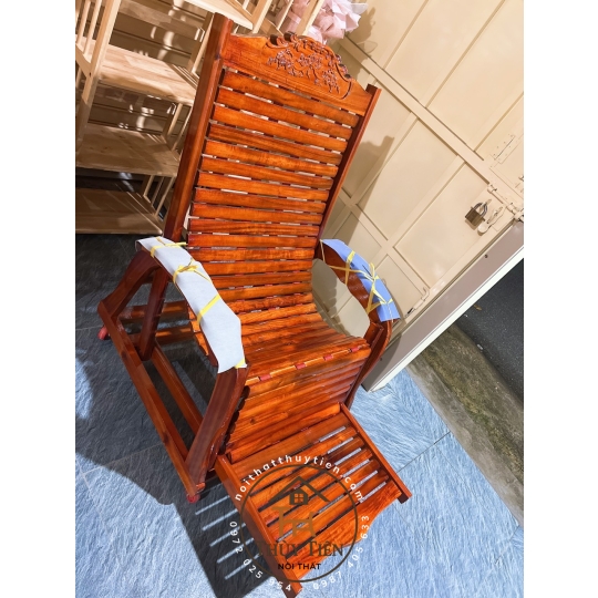 Ghế dây ghế lười ghế thư giãn gỗ tràm loại 4 dây