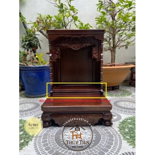 Bàn thờ thần tài mẫu chữ Lộc