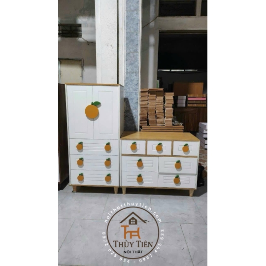 Mẫu tủ quần áo cho bé MDF lõi xanh